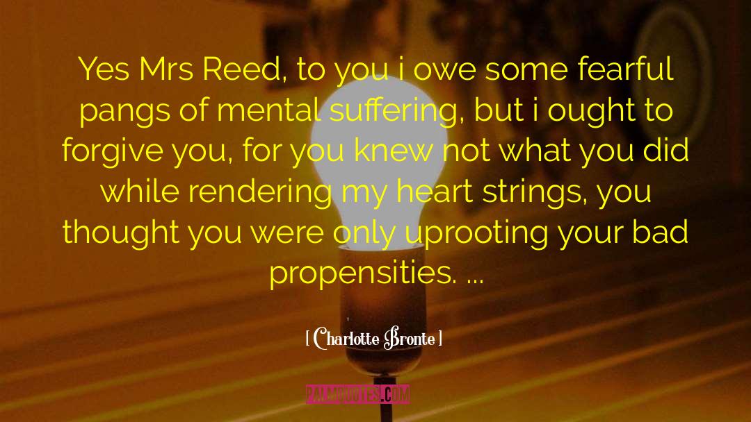 Harp Strings quotes by Charlotte Bronte