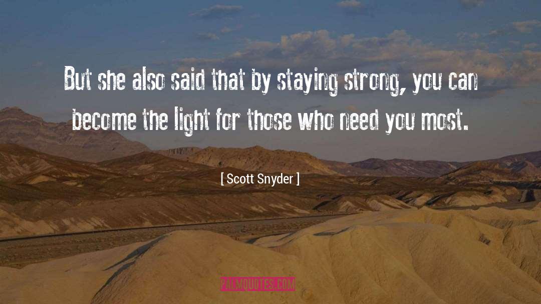 Harper Row quotes by Scott Snyder