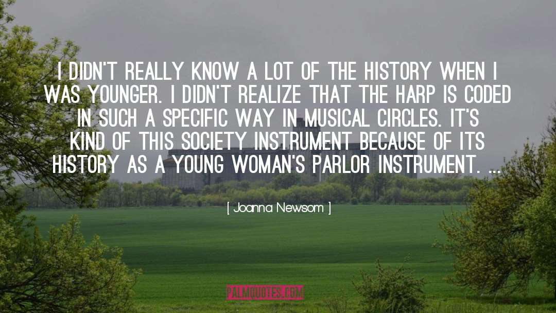 Harps quotes by Joanna Newsom