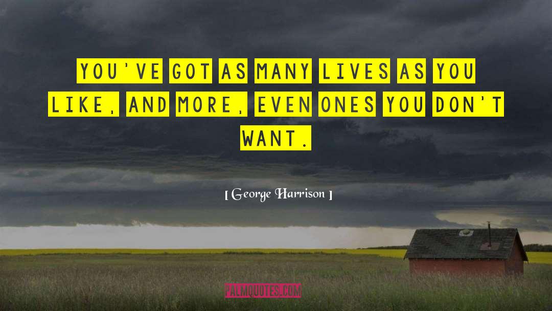 Harrison Bergeron quotes by George Harrison