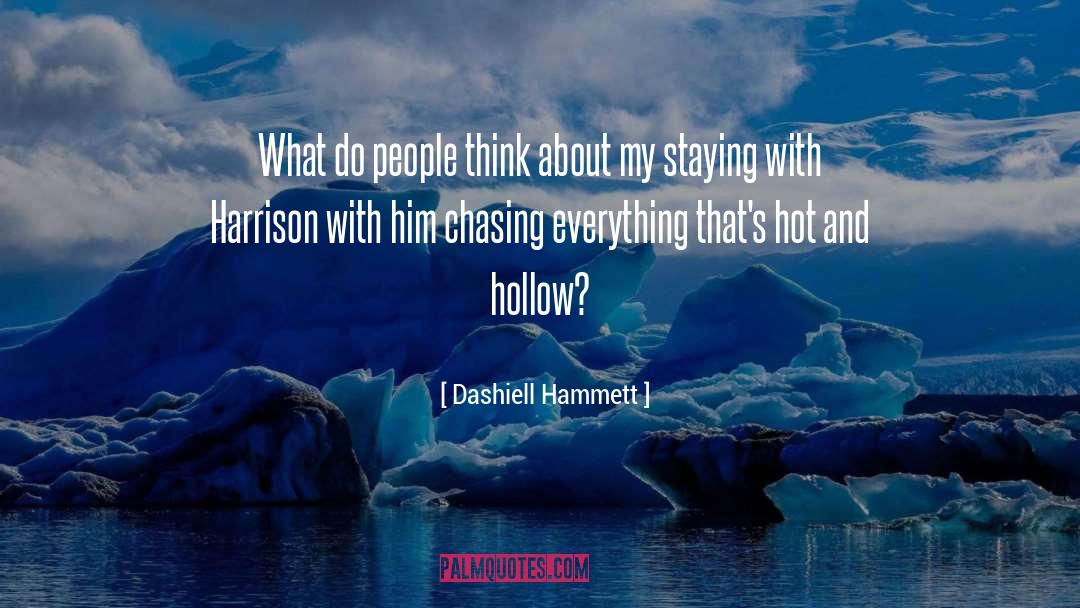 Harrison quotes by Dashiell Hammett