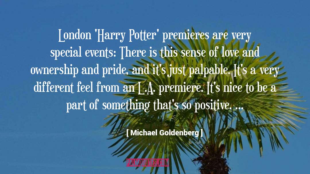 Harry Potter Inspiring quotes by Michael Goldenberg