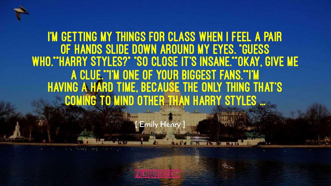 Harry Styles quotes by Emily Henry