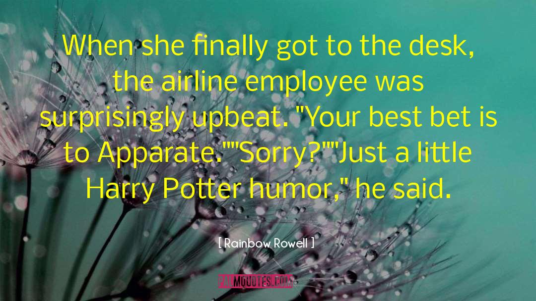 Harrypotter quotes by Rainbow Rowell