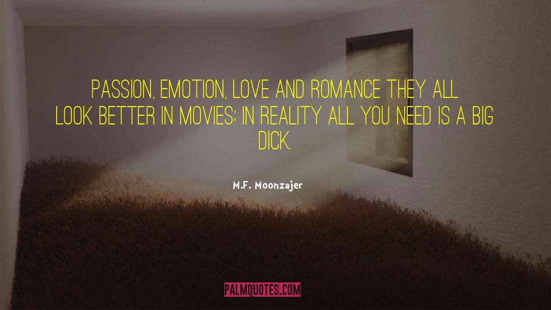 Harsh Reality Love quotes by M.F. Moonzajer