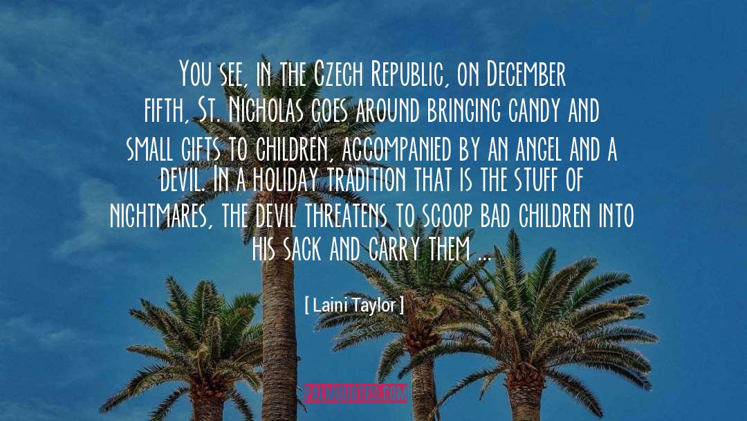 Harsh Religious Positions quotes by Laini Taylor