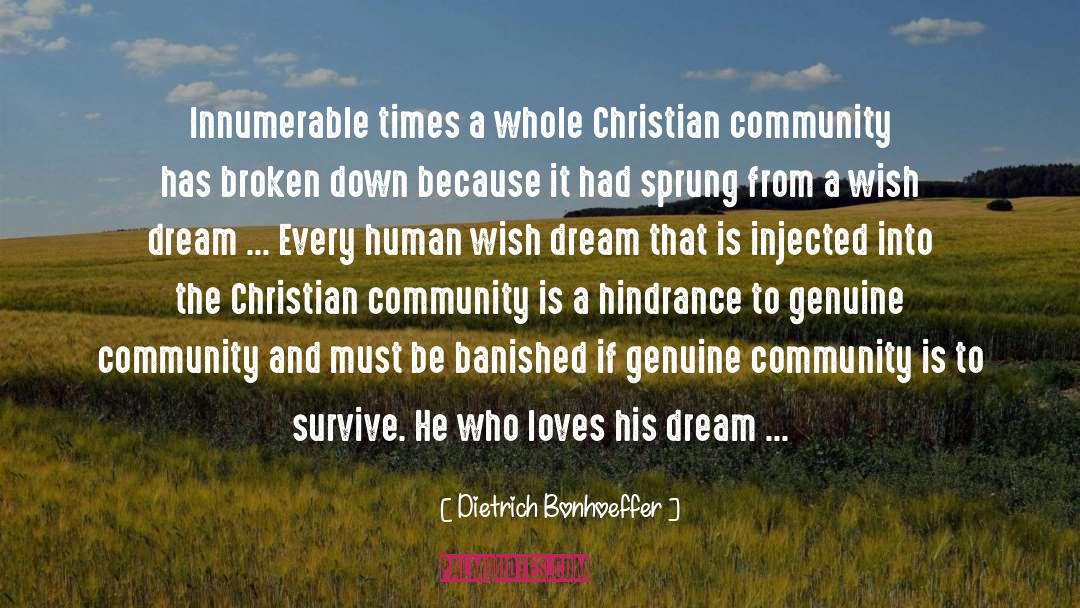 Hartt Community quotes by Dietrich Bonhoeffer