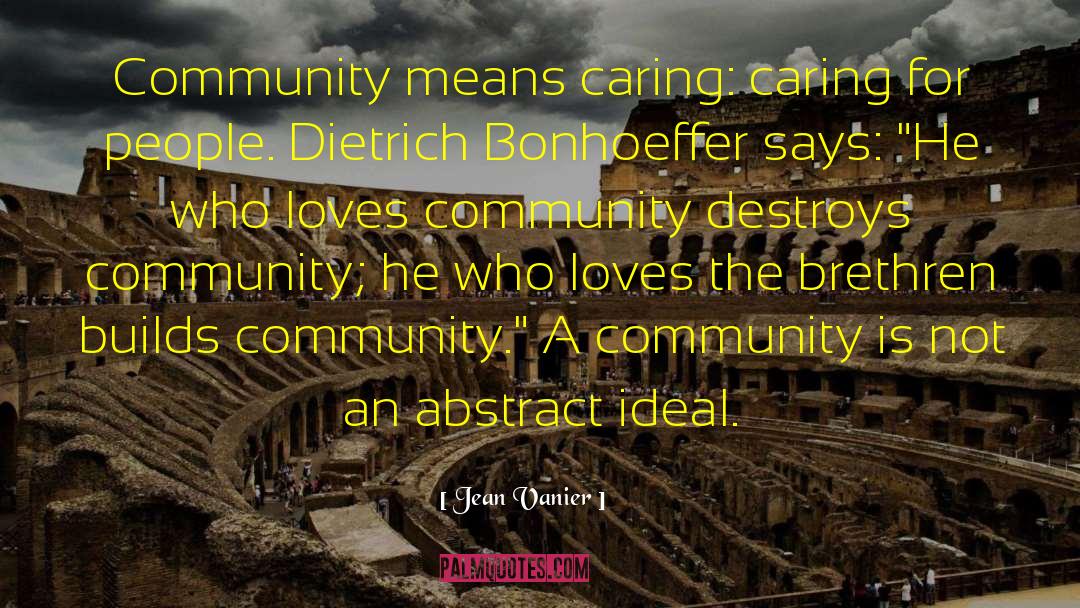 Hartt Community quotes by Jean Vanier