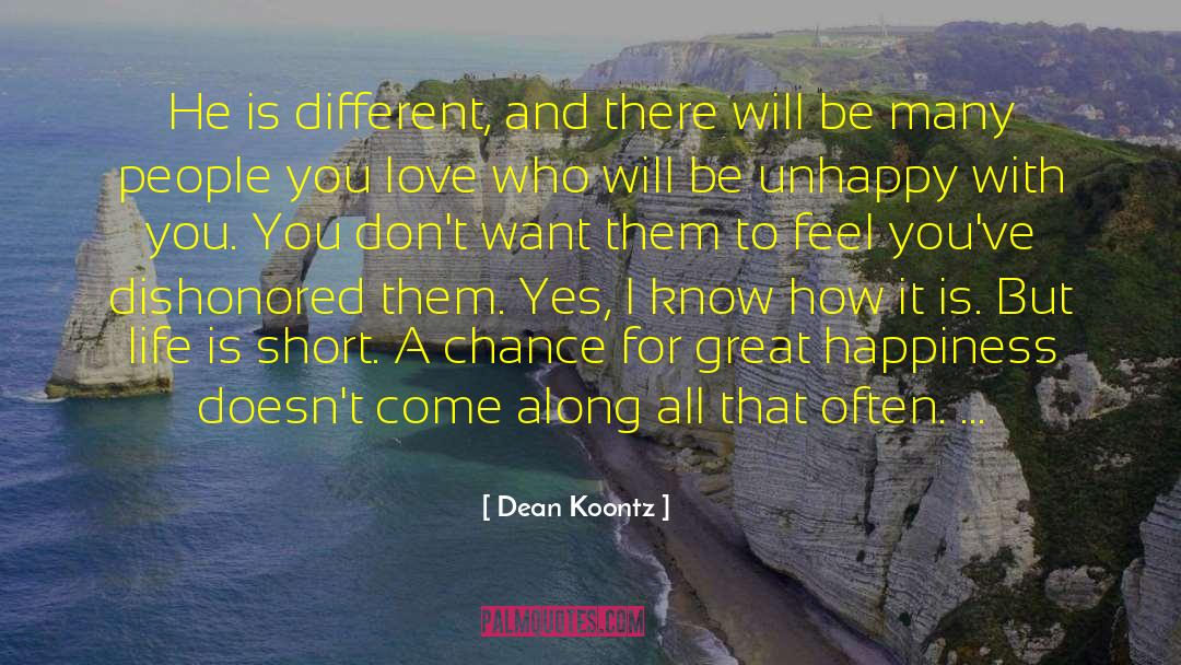 Harvard Dean quotes by Dean Koontz