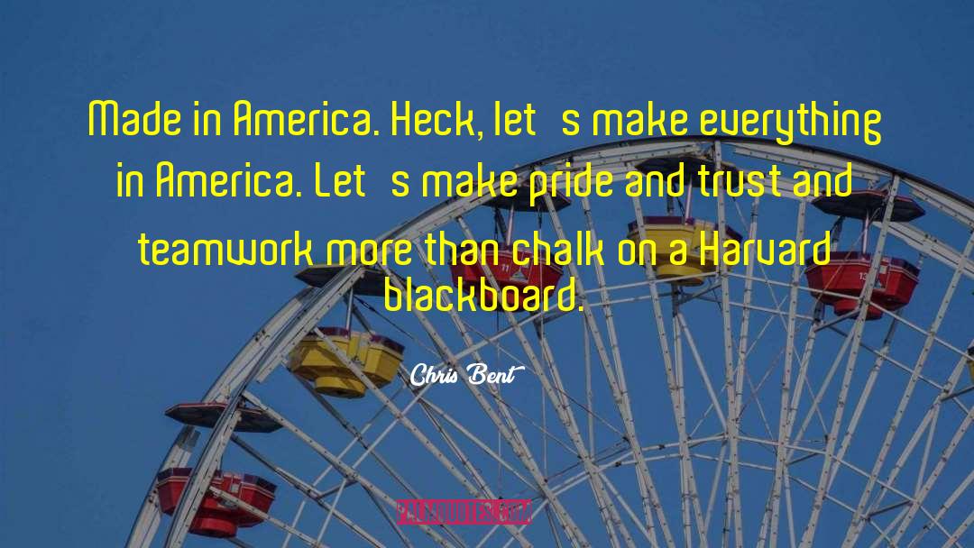 Harvard quotes by Chris Bent