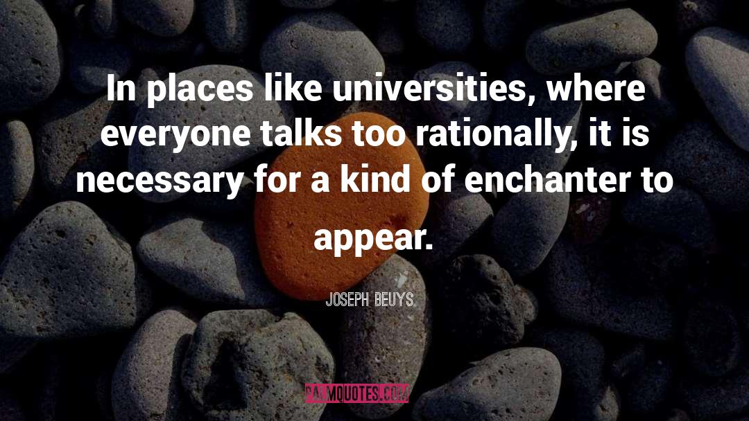 Harvard University quotes by Joseph Beuys