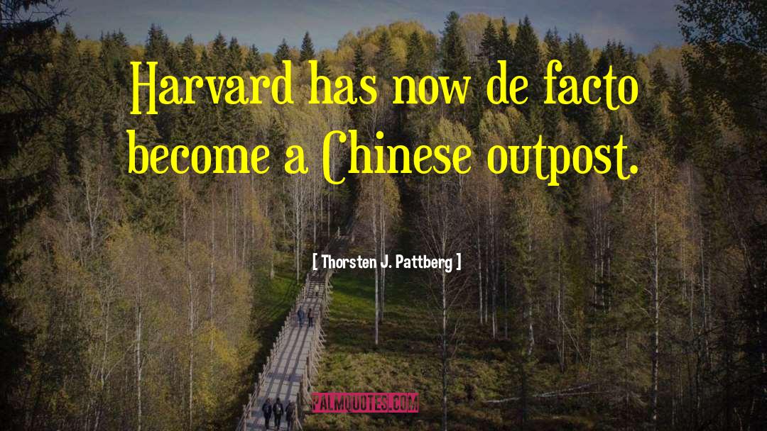 Harvard University quotes by Thorsten J. Pattberg