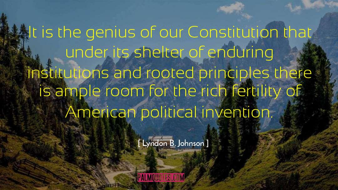 Harvest Of Invention quotes by Lyndon B. Johnson