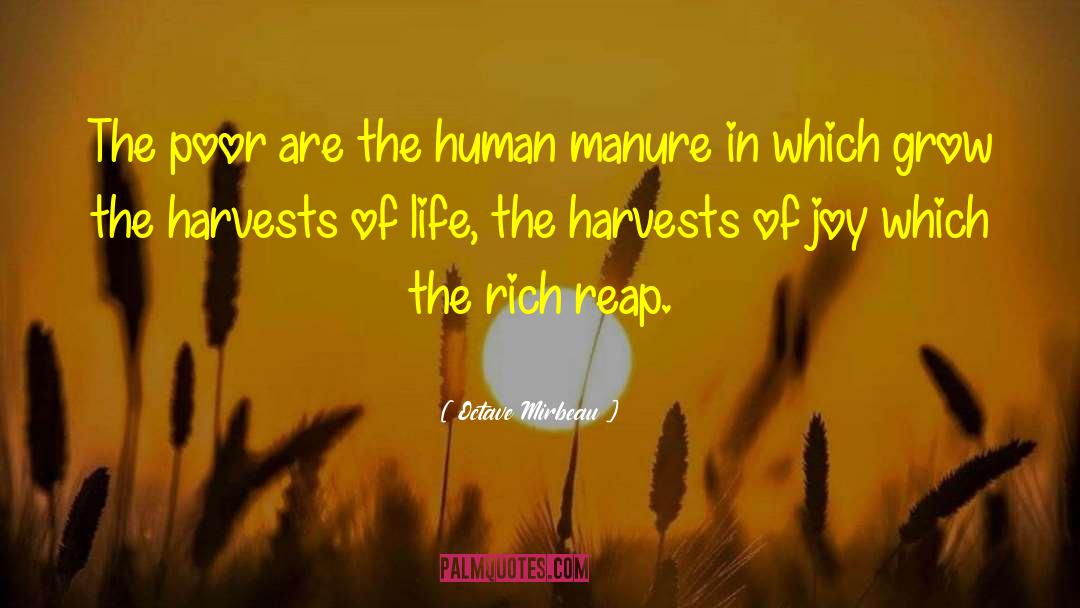 Harvests quotes by Octave Mirbeau