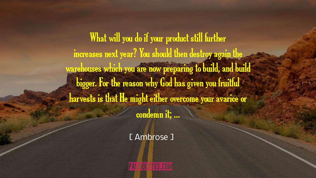 Harvests quotes by Ambrose