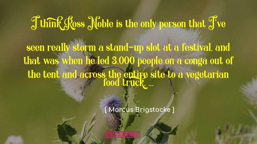 Harvier Marcus quotes by Marcus Brigstocke