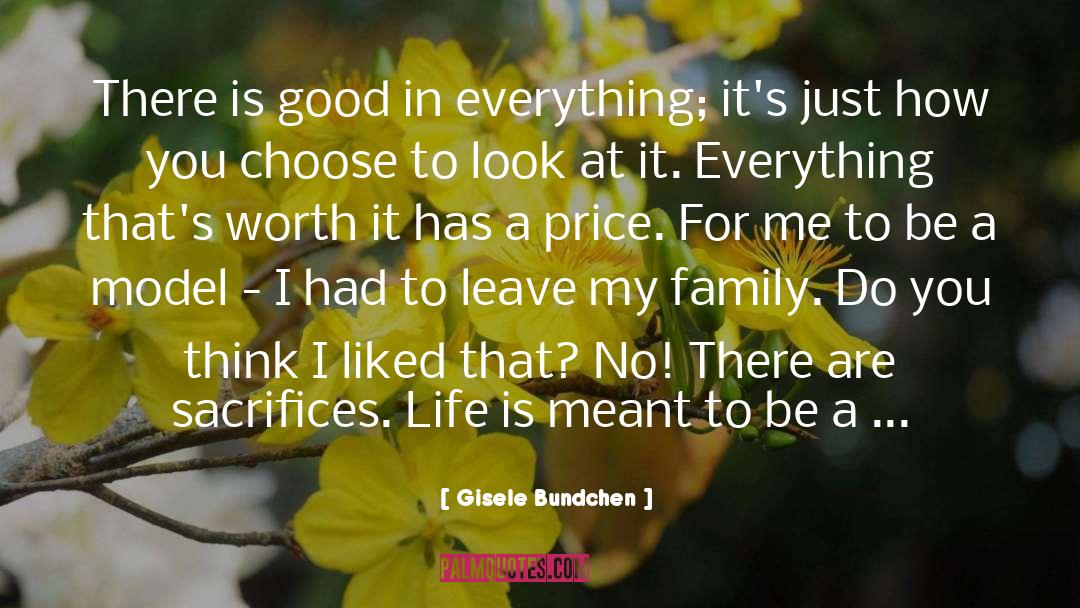 Has A Price quotes by Gisele Bundchen
