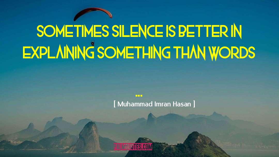 Hasan quotes by Muhammad Imran Hasan