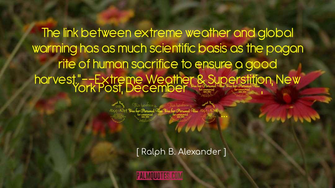 Hashmonaim Weather quotes by Ralph B. Alexander