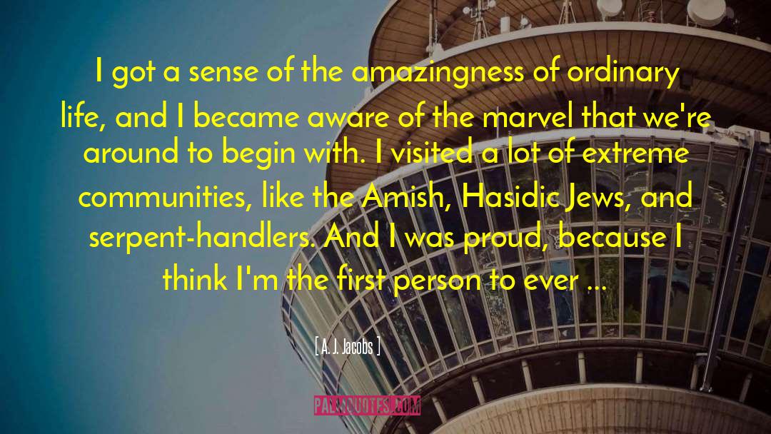 Hasidic quotes by A. J. Jacobs