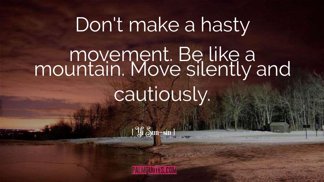 Hasty quotes by Yi Sun-sin