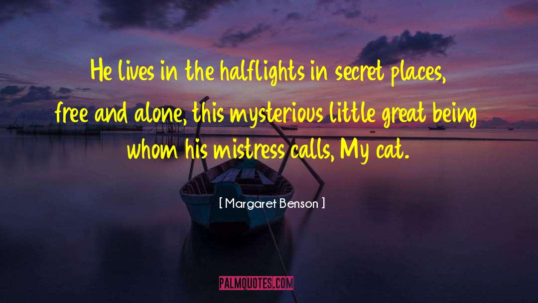 Hate Being Alone quotes by Margaret Benson