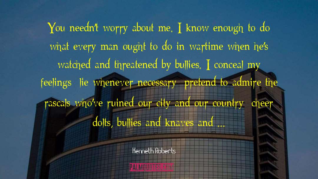 Hate Bullies quotes by Kenneth Roberts
