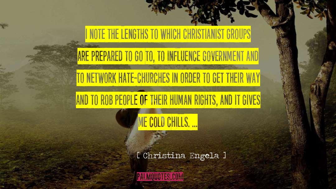 Hate Churches quotes by Christina Engela