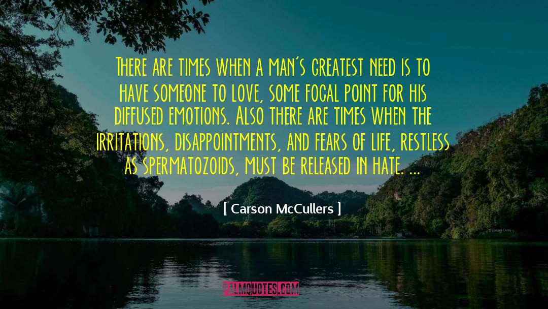 Hate Emotions quotes by Carson McCullers