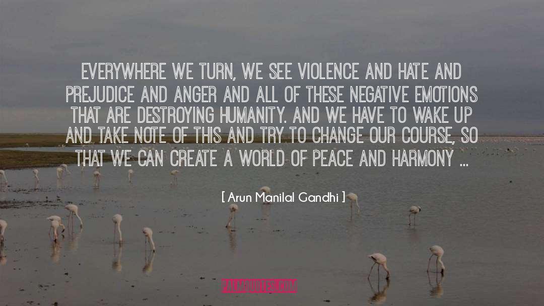 Hate Emotions quotes by Arun Manilal Gandhi