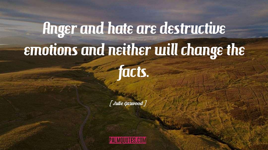 Hate Emotions quotes by Julie Garwood