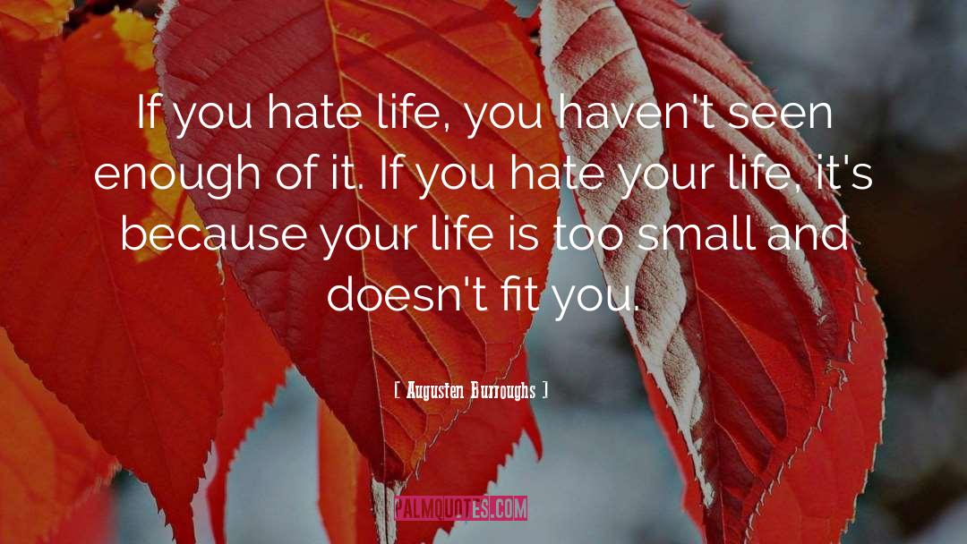 Hate Life quotes by Augusten Burroughs