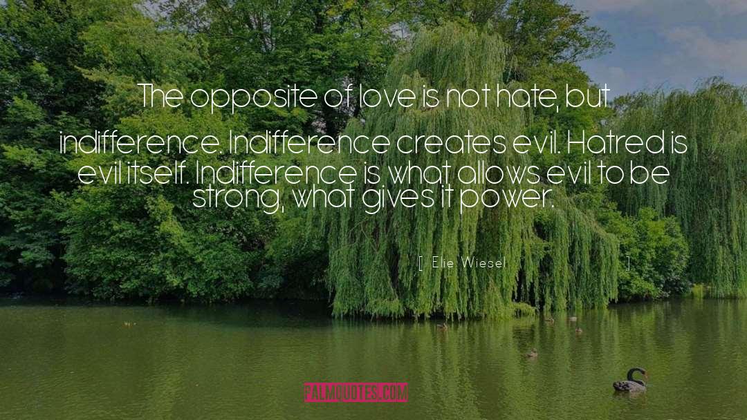 Hate Love quotes by Elie Wiesel