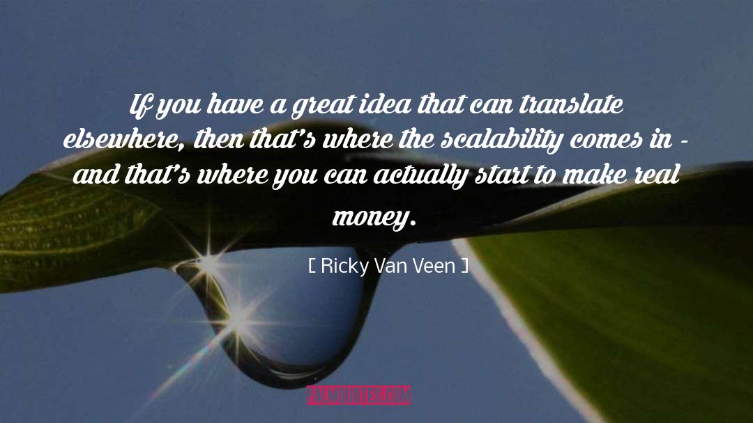 Hate Money quotes by Ricky Van Veen