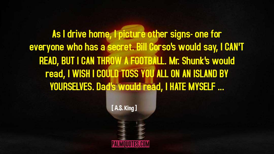 Hate Myself quotes by A.S. King