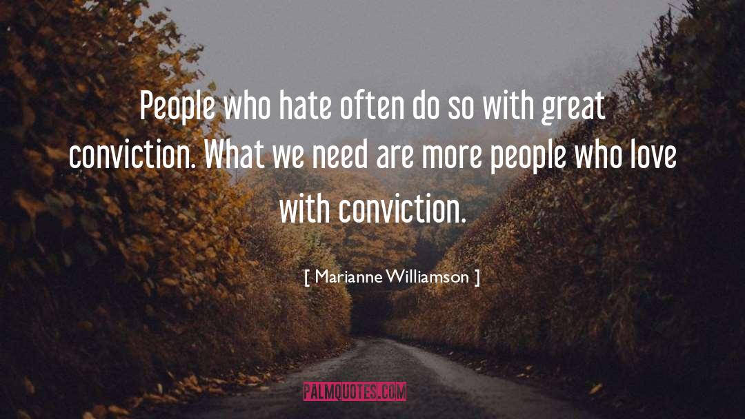 Hate People quotes by Marianne Williamson