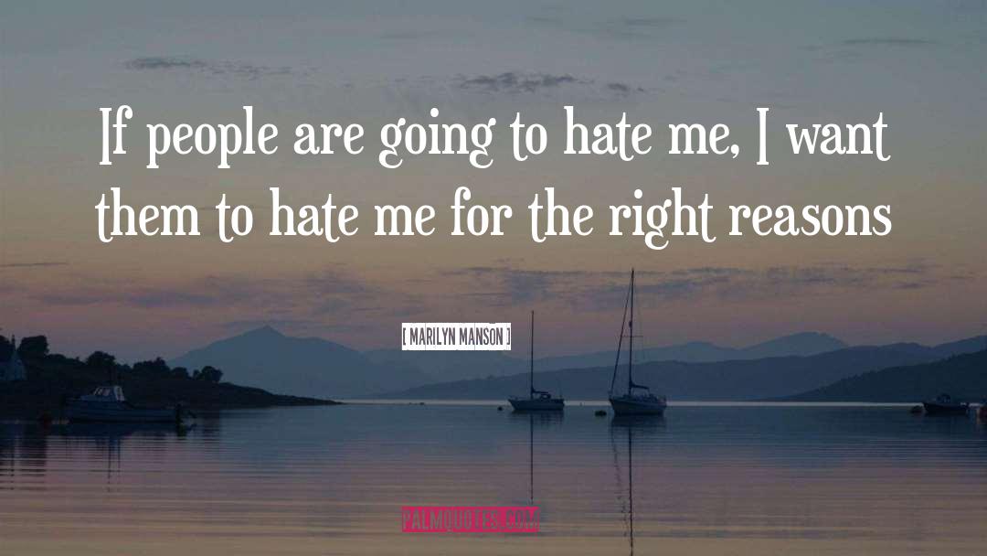 Hate People quotes by Marilyn Manson