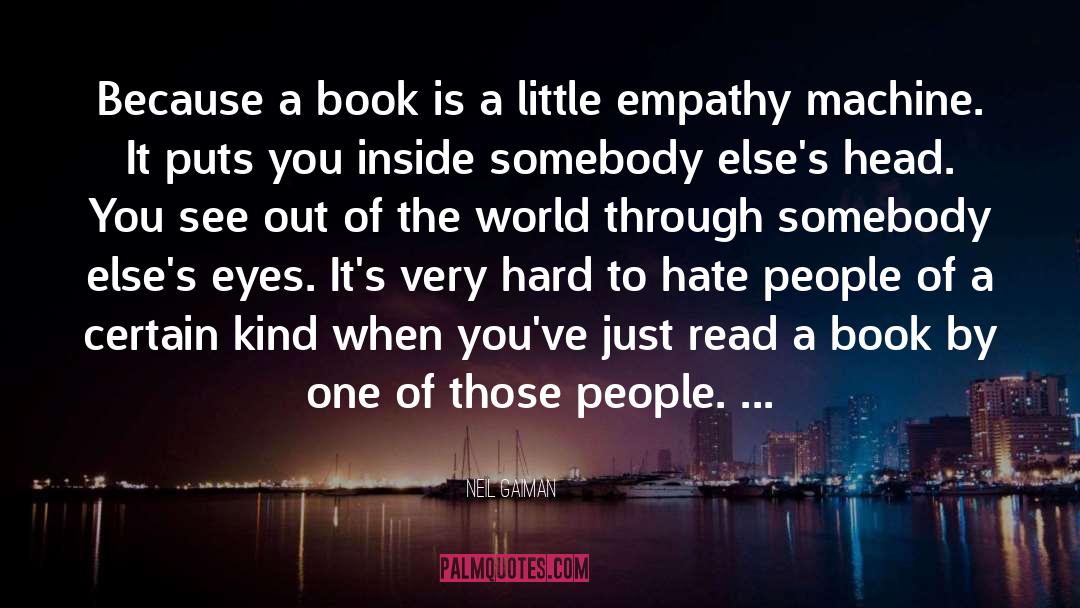 Hate People quotes by Neil Gaiman
