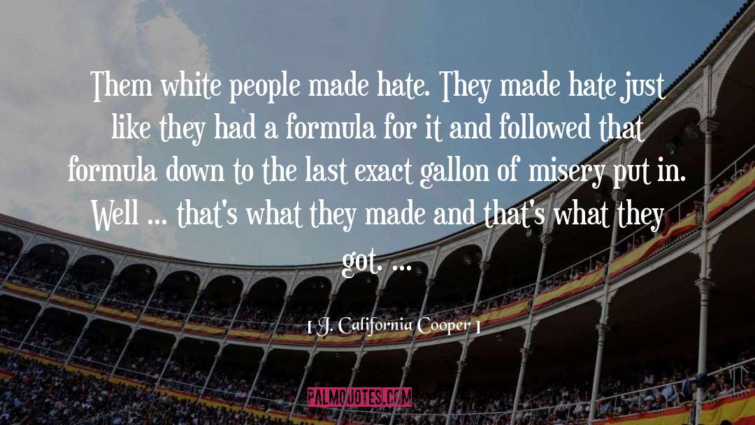 Hate quotes by J. California Cooper