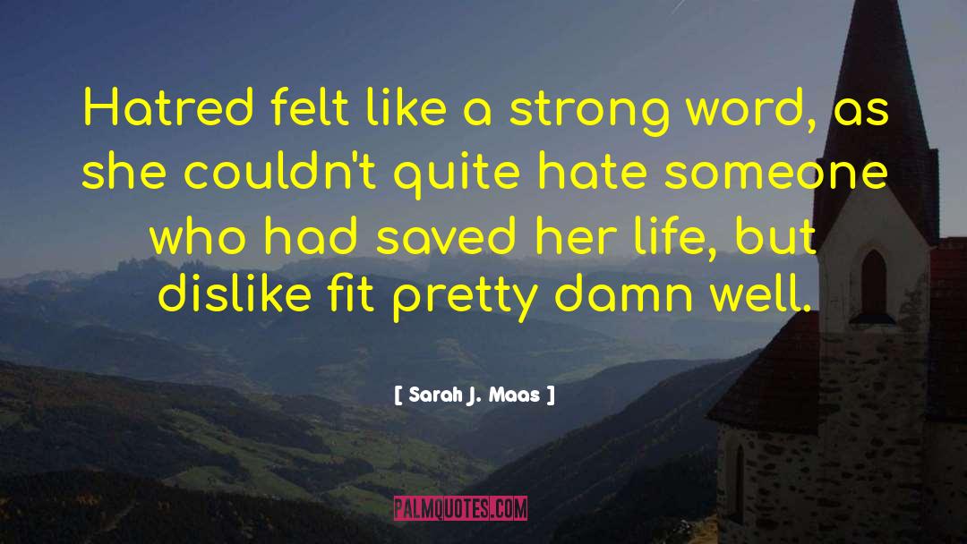 Hate Someone quotes by Sarah J. Maas