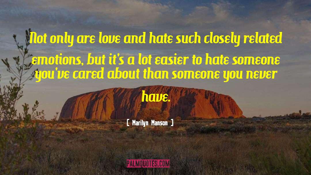Hate Someone quotes by Marilyn Manson