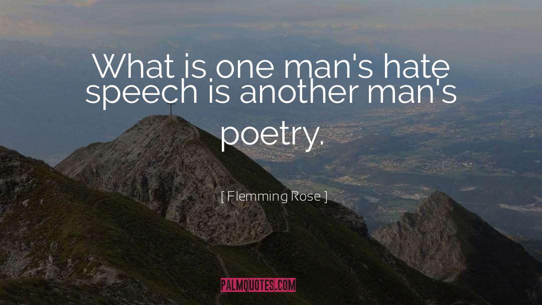 Hate Speech quotes by Flemming Rose