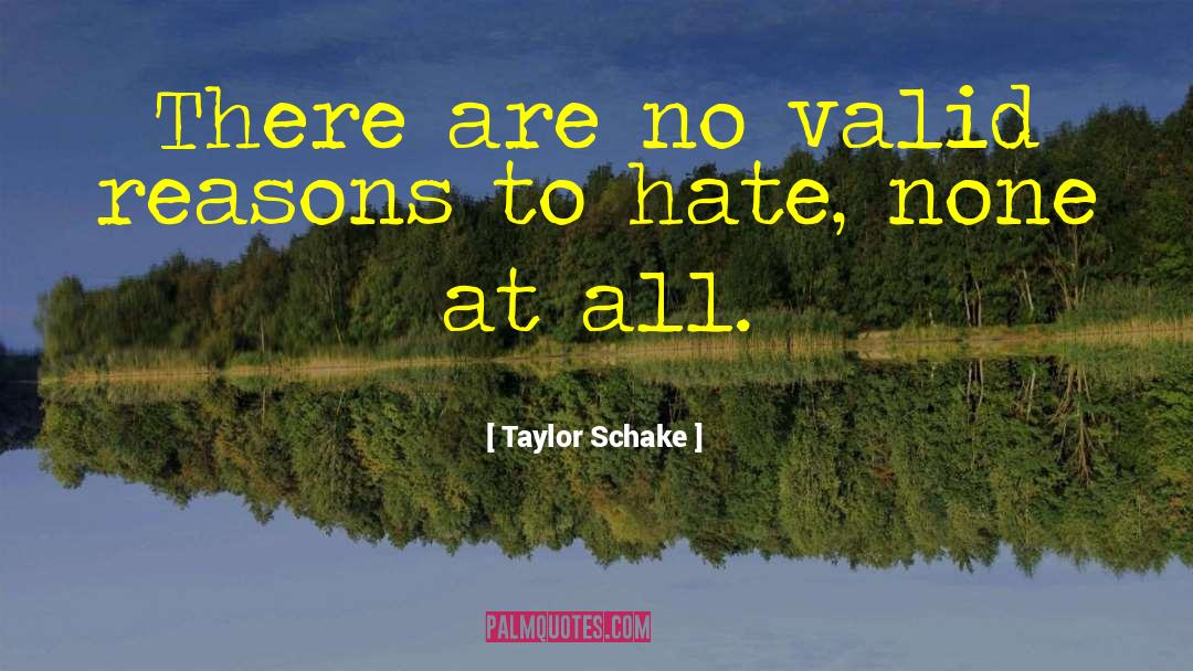 Hate Speech quotes by Taylor Schake