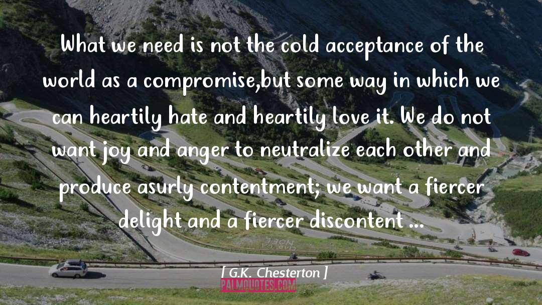 Hate The Cold Weather quotes by G.K. Chesterton