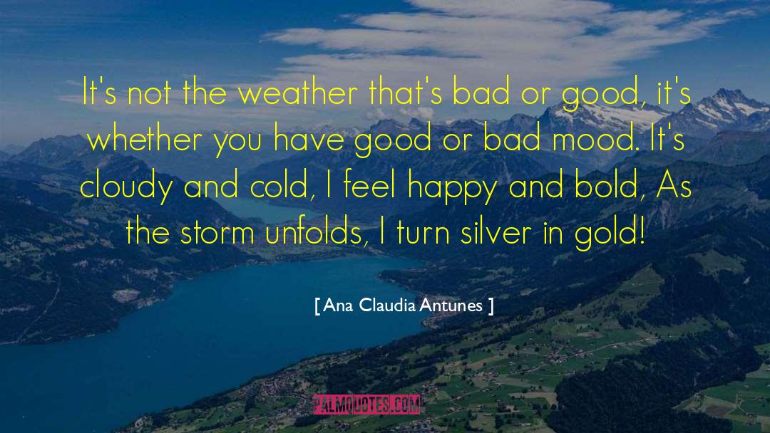 Hate The Cold Weather quotes by Ana Claudia Antunes