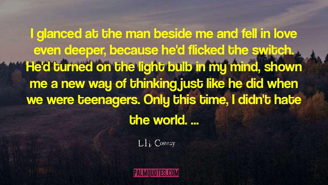 Hate The World quotes by L.H. Cosway