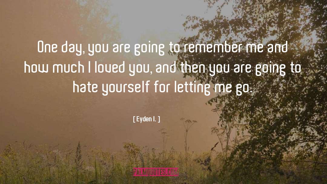 Hate Yourself quotes by Eyden I.