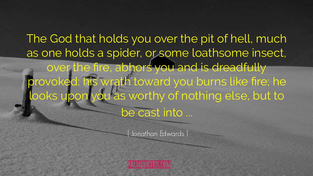 Hateful quotes by Jonathan Edwards