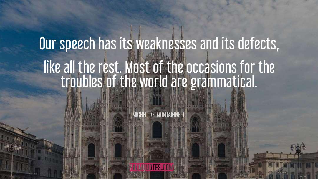 Hateful Speech quotes by Michel De Montaigne