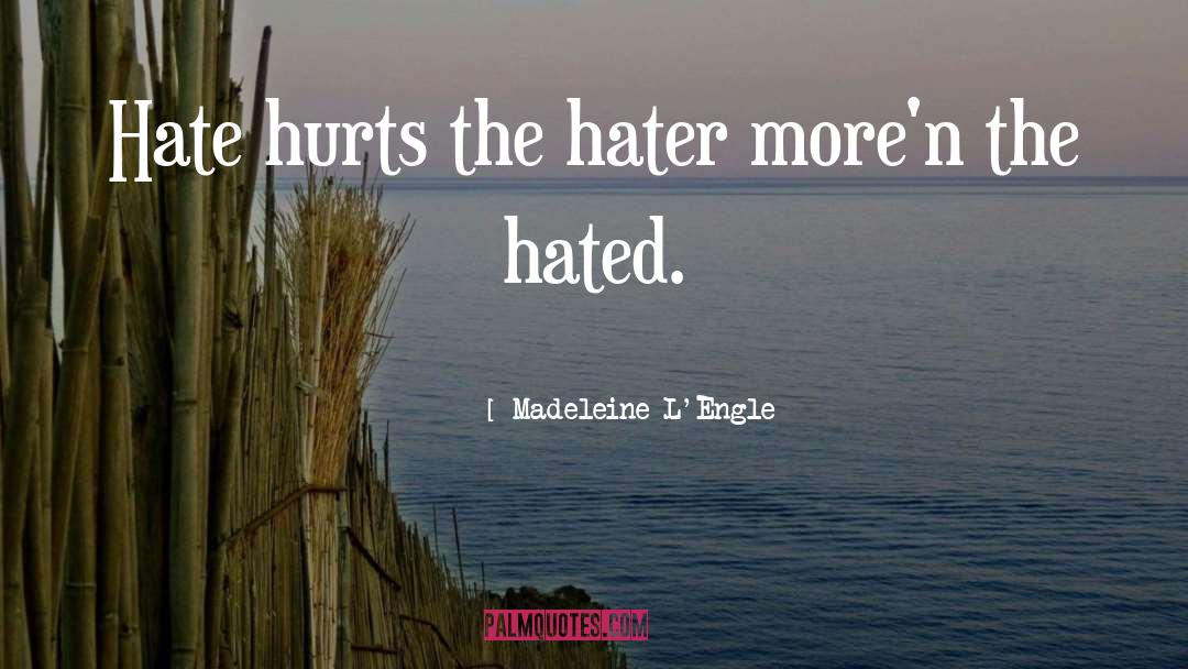 Hater quotes by Madeleine L'Engle